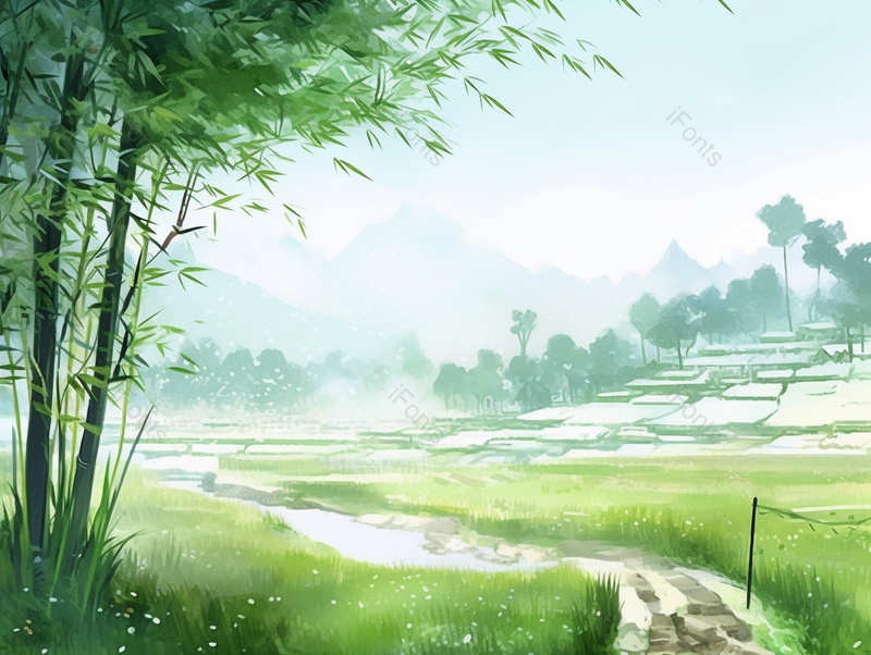 中国风水墨画芒种2,插画/手绘图,插画/手绘图库,插画/手绘图下载,插画/手绘